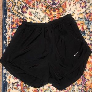 All black nike shorts